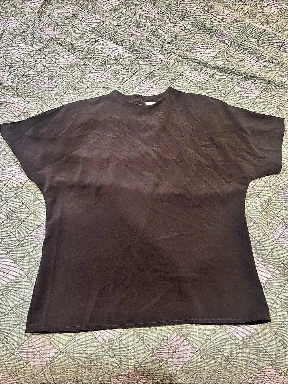 Jo Hardin Black Short Sleeve Top vintage